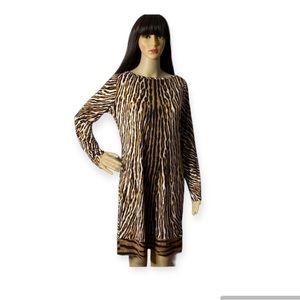MICHAEL Michael Kors Animal Print Dress Size M